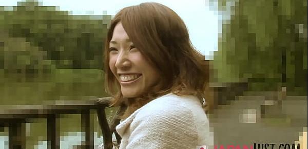  Hairy Pussy Japanese MILF Picked Up On The Street
